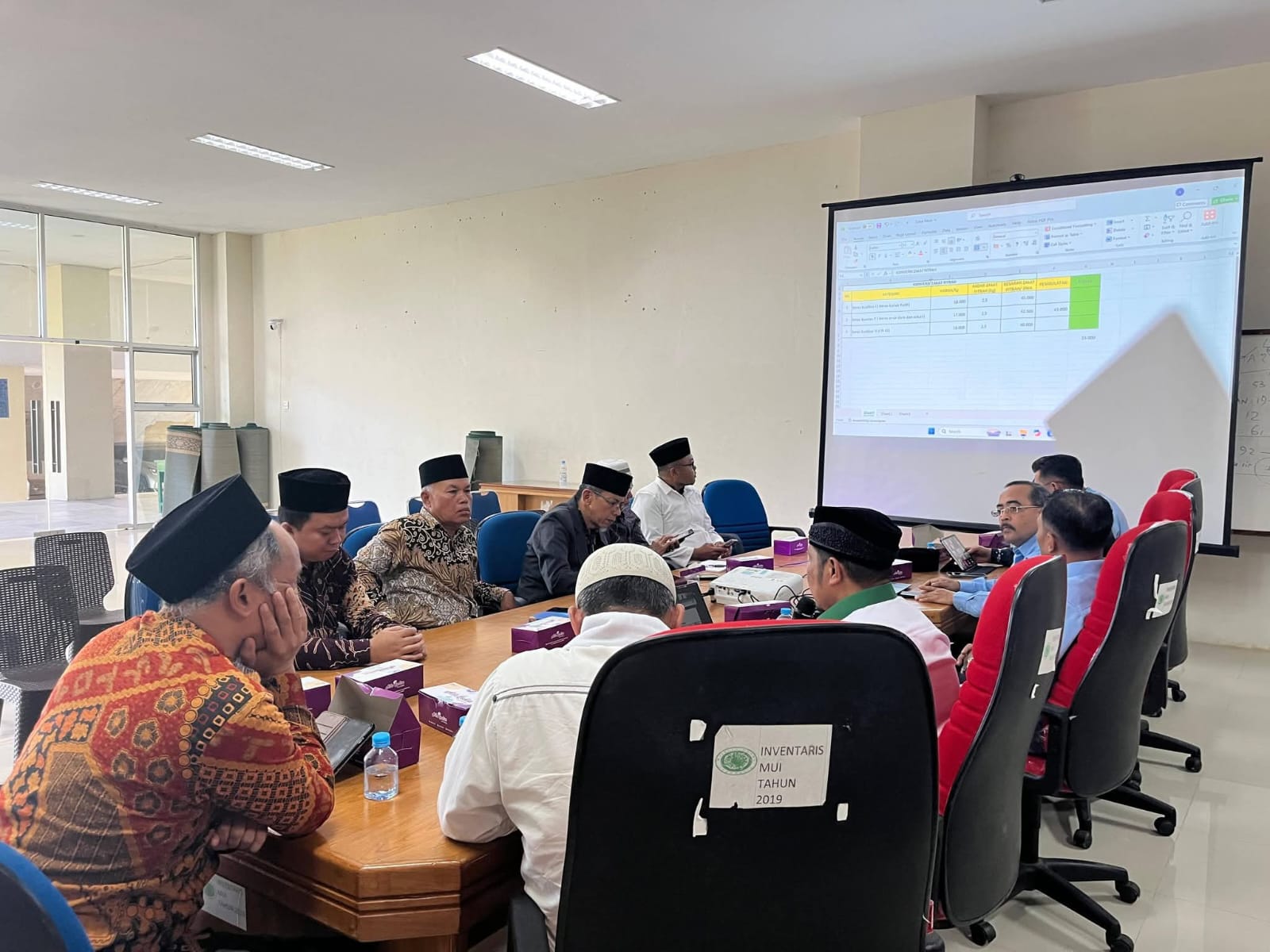 Rapar lintas lembaga di kantor MUI Padang Panjang